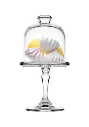 Paşabahçe 96456 Mini Pattiserie Ayaklı Kapaklı Fanus