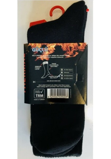 Zeyasel Güçlü Kışlık Termal Thermal Çorap Siyah