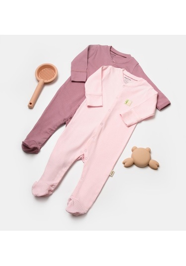 BabyCosy Organik 2 Li Patikli Tulum Csyb9033 001