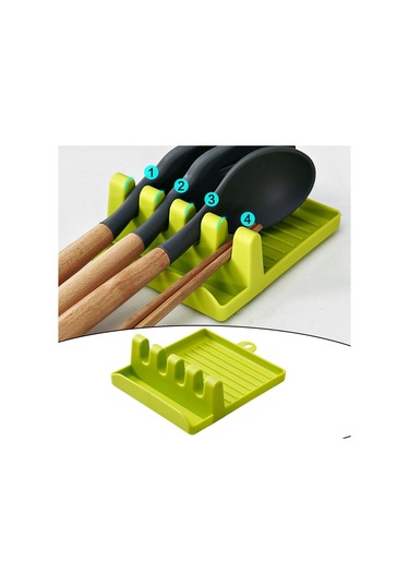 Homyl Damlama Pedi Ile Pp Kaşık Dayanağı Isıya Yeşil Yeşil