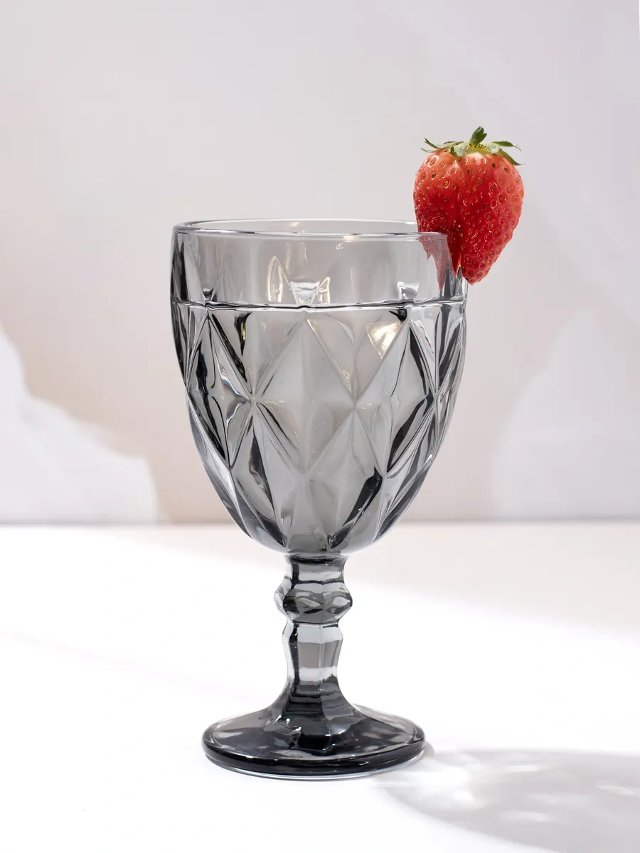 Aura Of Bohemia 324 Ml Renkli 4'lü Şarap Bardağı Seti 226166608 Gri