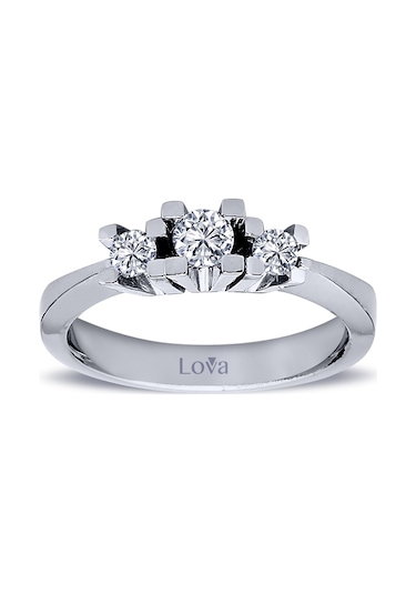 Lova 0,32 Karat Pırlanta Tria Yüzük - 1050227