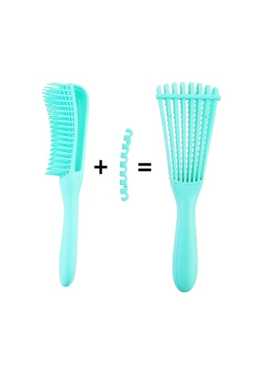 Kıvırcık Saç Fırçası Kıvırcık Saçlar İçin Saç Açma Fırçası T