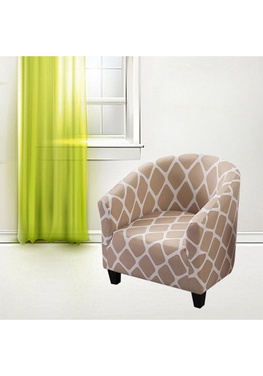 Suntek Magideal Kulüp Sandalye Slipcover Polyester Kaymaz Elastik Model-1