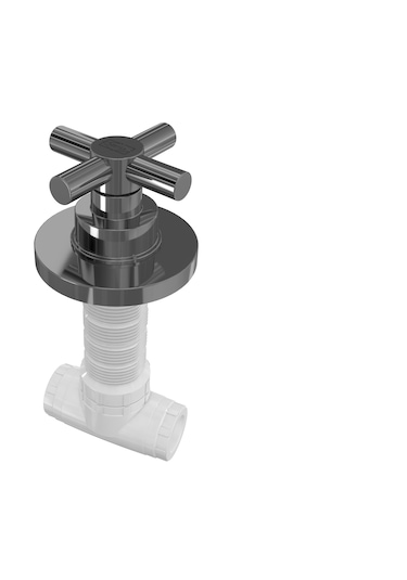 Ankastre Ara Valf 20 Mm Artı Model Krom