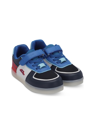 Slazenger  PERLE Çocuk Cırt Cırtlı Lacivert  -  Beyaz  Sneaker