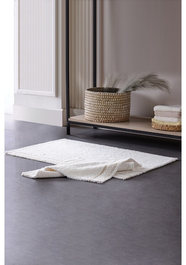 Doquhome Dora Banyo Paspası Krem&vizon 60x100cm Krem