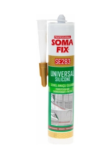 Somafıx Genel Amaçlı Silikon Se283 Kahverengi 280 Gram 1 Adet