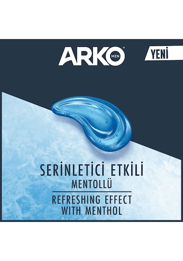 Arko Men Tıraş Jeli Cool & Sensitive 4x200 Ml