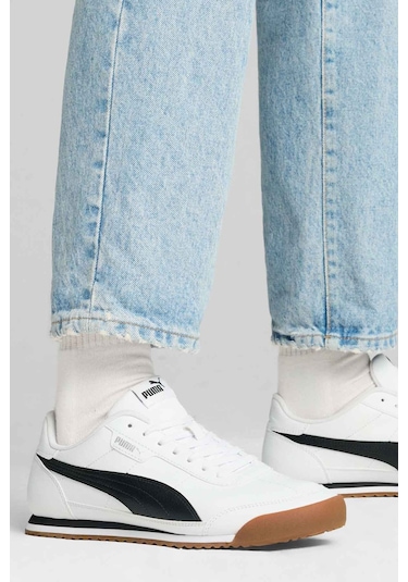 Puma Turino Iı Beyaz Erkek Sneaker 000000000102029336 Beyaz-sıyah Beyaz - Siyah
