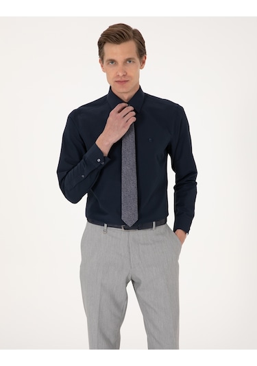 Pierre Cardin Erkek Lacivert Gömlek Basic 50316734-vr033 Lacivert
