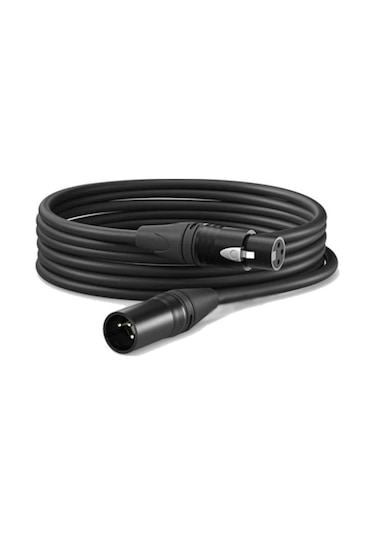 Midex Mcb-10x Kaliteli Stereo Mikrofon Kablosu Xlr + Xlr 10 Metre Siyah Renk