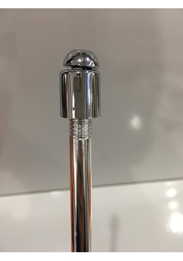 Krom Kaplama Metal Taharet Çubuğu 37Cm N11.576