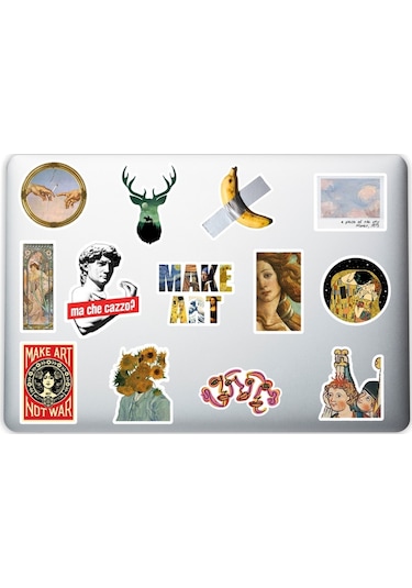 Art Sanat Dekoratif Laptop Notebook Tablet Telefon Sticker Set 18