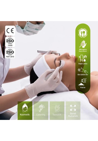 Supertrend Beyaz Lateks Eldiven Pudralı S 100 Adet X 10 Paket