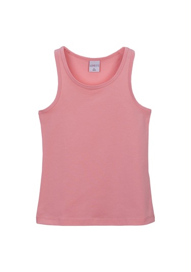 Lovetti Somon Kız Çocuk Düz Basıc Yüzücü Atlet 13-141S014 Somon