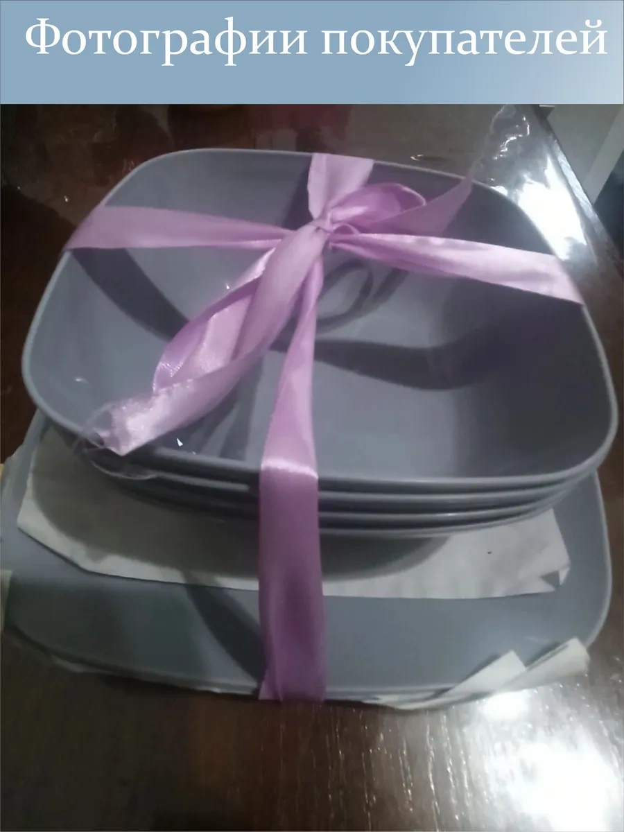 Al'ternativa Tek Kullanımlık Değil, Çok Amaçlı Kullanılabilen Plastik Tabaklar 171325623 Gri