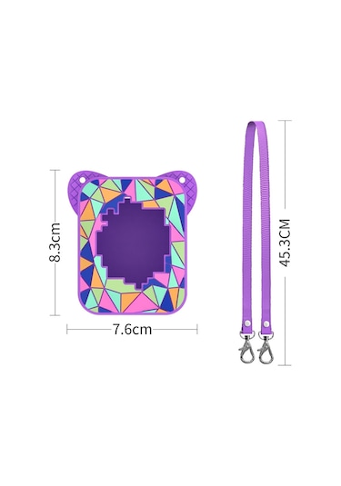 For Bitzee Magicals Digital Electronic Pet Gaming Machine Silicone Protective Cover Pink