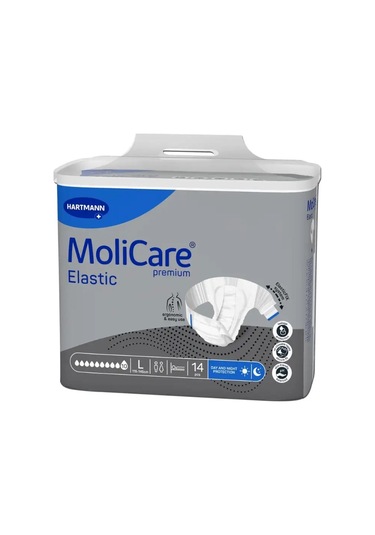 Molicare 10 Damla Belbantlı Hasta Bezi Large Büyük Boy 14 Adet 4 Paket L