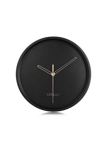 Reedark Sessiz Kuvars Hareketli 30 Cm Metal Duvar Saati - Modern Minimalist Tasarım, Ev Ofis Dekoru Çok Renki