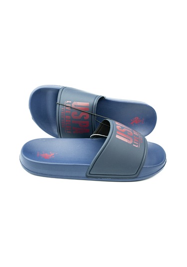 U.s. Polo Assn. Gusty 5fx Lacivert Erkek Terlik Siyah