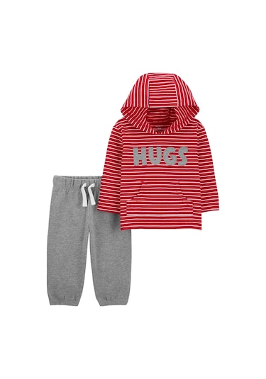 Carter's Erkek Bebek 2'li Alt Üst Set 1q120010 Kırmızı 001
