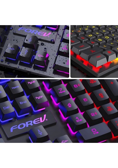 Shopytech Rgb Aydınlatmalı 104 Tuş Gaming Klavye Usb 2.0 Mekanik Tuş Hissi Fn Kısayolları