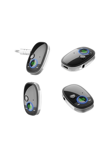 Sones Araç Bluetooth Alıcısı Müzik Çalar Kablosuz Ses Dönüştürücü Siyah