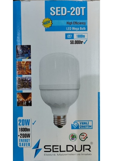 Seldur 20W led Ampul