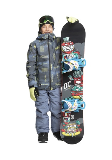 Quıksılver Quiksilver Mission Printed Youth Erkek Çocuk Snowboard Montu Sna Gri