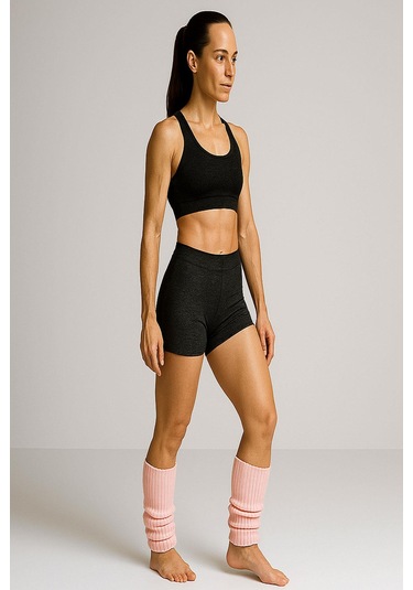 Basic Kalın Pamuk İçerikli Tozluk Pudra