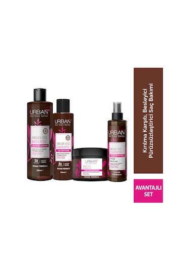 Argan Oil & Keratin Saç Bakım Seti