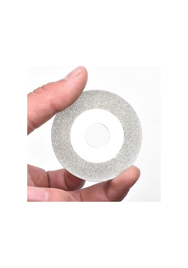 Shineyee 60mm Gümüş Taş Kesici Disk, Pcb, Cam Fiber, Epoksi Levha Kesimi, 0.6mm İnce, 16mm Çap Açığı, Dayanıklı, Hızlı Kesim