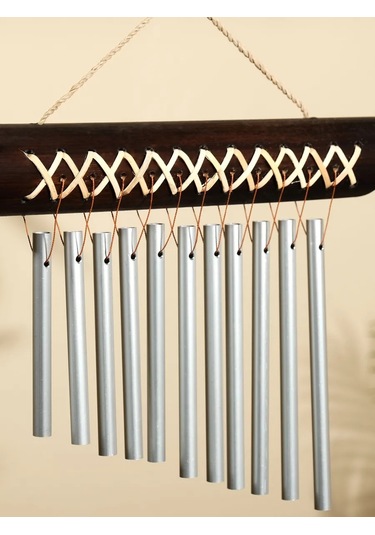 Simalend Tropikal Rüzgar Çanı Dekoru, Siyah 404002339