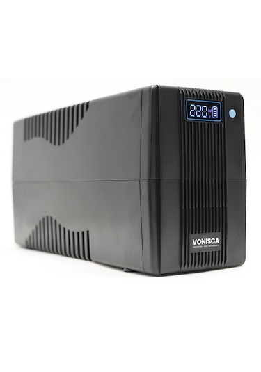 D-650 650va Lcd Kesintisiz Güç Kaynağı Line Interactive 1x12v 7ah Ups Bilgisayar Modem Kamera Pc