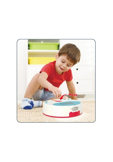 Oyuncak Pilli Işıklı Robot Süpürge