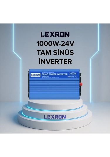 Lexron - İnges 1000 Watt Tam Sinüs İnverter - 24 Volt İnvertör - 220 Volt Çevirici