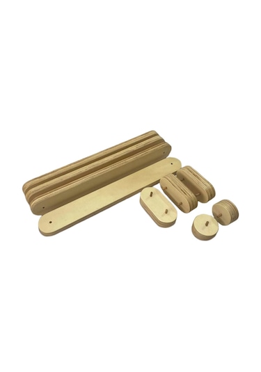 montessori denge yolu - portatif ahşap denge yolu