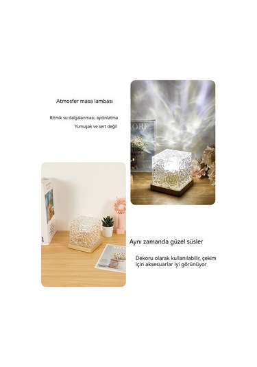 Dönen Su Dalgalanmasıgece Lambasıortakması 1 Diğer