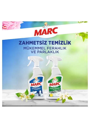 Marc Mutfak Yağ ve Kir Çözücü Temizlik Spreyi 750 ML + Banyo Kireç Sökücü Sprey 750 ML