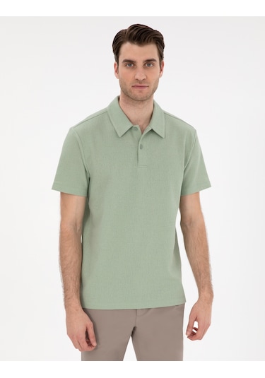 Pierre Cardin Erkek Çağla Tişört 50307581-vr016 Çağla