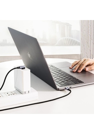 Ugreen Usb Type-c 3a 60w 90 Derece Şarj Ve Data Kablosu