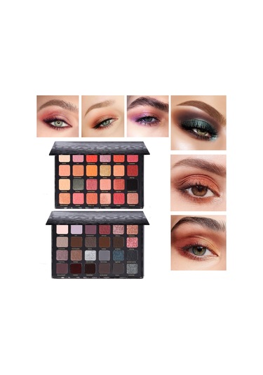 Lemestar 24 Renkli Göz Farı Paleti - Yüksek Pigment, Mat Ve Parlak Tonlar, Uzun Süre Kalıcı, Doğal & Dramatik Makyajlar İçin