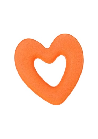 Turuncu Kalp Şekli Sünger Bun Maker Örgü Tutucu Büküm Saç Şekillendirici Aracı