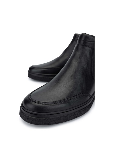 Rossı Erkek Hakiki Deri Siyah Casual Bot 668 1287pza Erk Bot Sk24-25 Nero Siyah