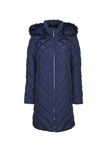 Tommy Hilfiger Kadın Mont Lacivert Tw2mp186-nvy 001