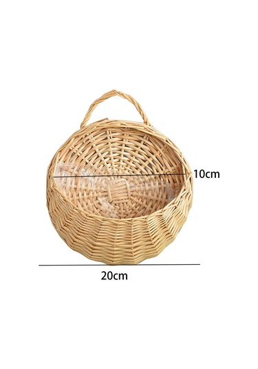 Suntek Duvar Asılı Sepet Bitkiler Tutucu Dekor Ekici Ev Çap-20cm