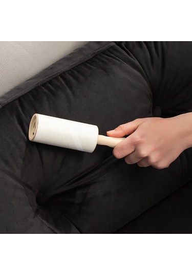 Porsima 3104 Kedi Köpek Tüy Toplayıcı Rulo 4 Adet Yedek Rulo Krem