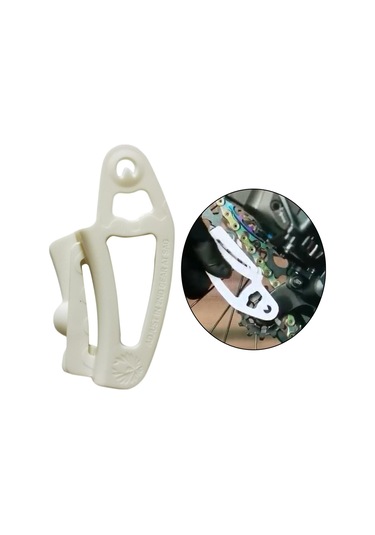 Homyl 1x Arka Attırıcı Chaingap Ayar Kılavuzu Zincir Beyaz