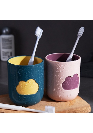 Yifomall "bulut Desenli Diş Fırçası Kutusu - Seyahat Ve Ev Kullanımı İçin Şık Ve Pratik 301-400ml " Diğer